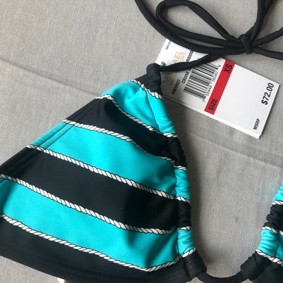 NWT micheal Kors triangle bikini top size XS - Picture 2 of 5